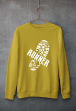 Load image into Gallery viewer, Runner Running Unisex Sweatshirt for Men/Women-Mustard Yellow-Ektarfa.online
