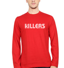 Load image into Gallery viewer, The Killers Full Sleeves T-Shirt for Men-S(38 Inches)-Red-Ektarfa.online
