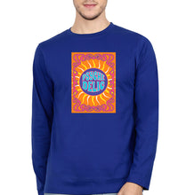 Load image into Gallery viewer, Psychedelic Full Sleeves T-Shirt for Men-Royal Blue-Ektarfa.online
