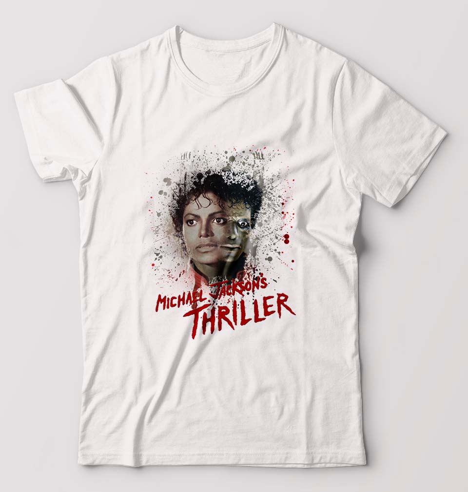 Thriller T-Shirt for Men-White-Ektarfa.online