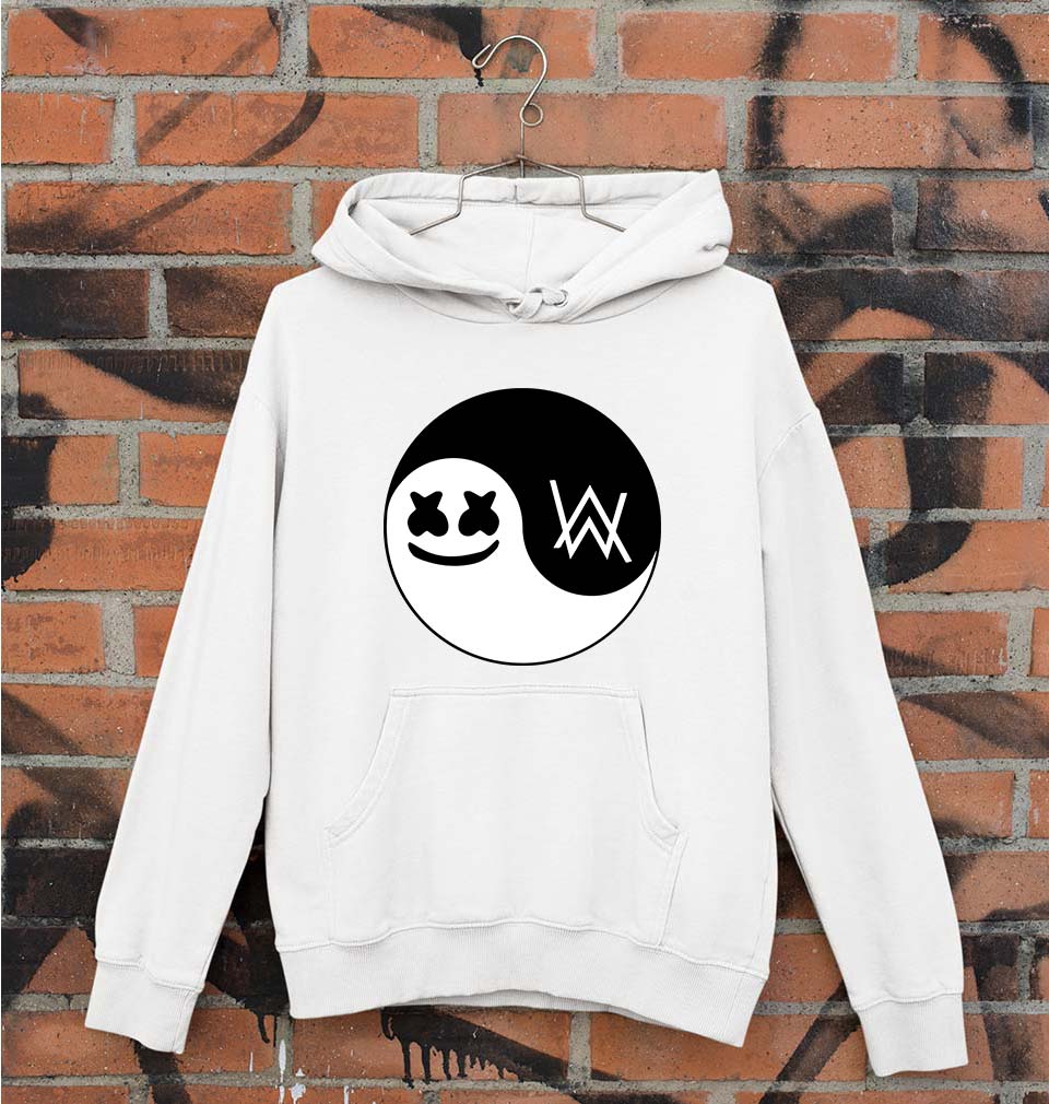 alan walker marshmello Unisex Hoodie for Men/Women-White-Ektarfa.online