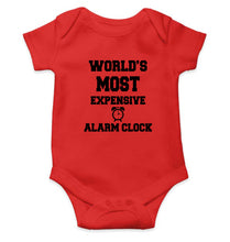 Load image into Gallery viewer, Expensive Alarm Clock Kids Romper For Baby Boy/Girl-0-5 Months(18 Inches)-Red-Ektarfa.online
