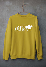 Load image into Gallery viewer, Horse Riding Unisex Sweatshirt for Men/Women-Mustard yellow-Ektarfa.online
