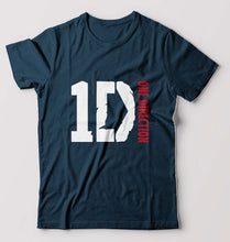 Load image into Gallery viewer, One Direction T-Shirt for Men-S(38 Inches)-Petrol Blue-Ektarfa.online
