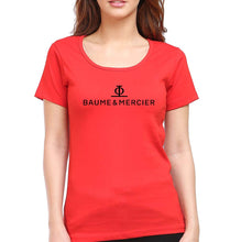 Load image into Gallery viewer, Baume &amp; Mercier T-Shirt for Women-XS(32 Inches)-Red-Ektarfa.online
