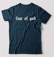 Load image into Gallery viewer, Fear of God T-Shirt for Men-Petrol Blue-Ektarfa.online
