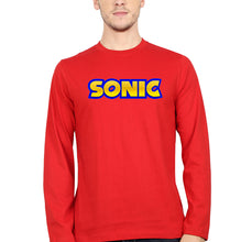 Load image into Gallery viewer, Sonic Full Sleeves T-Shirt for Men-Red-Ektarfa.online
