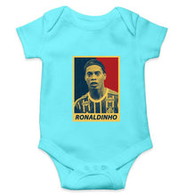 Load image into Gallery viewer, Ronaldinho Kids Romper For Baby Boy/Girl-0-5 Months(18 Inches)-Sky Blue-Ektarfa.online

