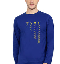 Load image into Gallery viewer, The Rings of Power Full Sleeves T-Shirt for Men-Royal Blue-Ektarfa.online
