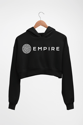 Empire Crop HOODIE FOR WOMEN-Black-Ektarfa.online
