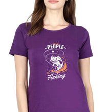 Load image into Gallery viewer, Fishing T-Shirt for Women-Purple-Ektarfa.online
