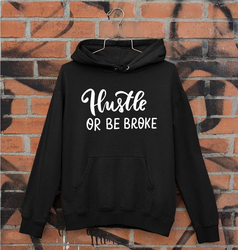 Hustle Unisex Hoodie for Men/Women-Black-Ektarfa.online
