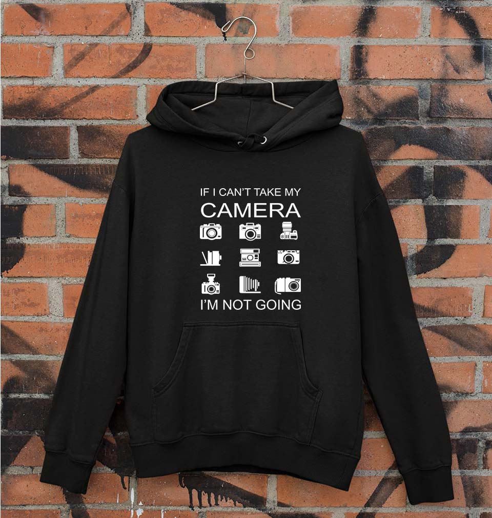 Camera Unisex Hoodie for Men/Women-Black-Ektarfa.online