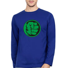 Load image into Gallery viewer, Hulk Full Sleeves T-Shirt for Men-Royal Blue-Ektarfa.online
