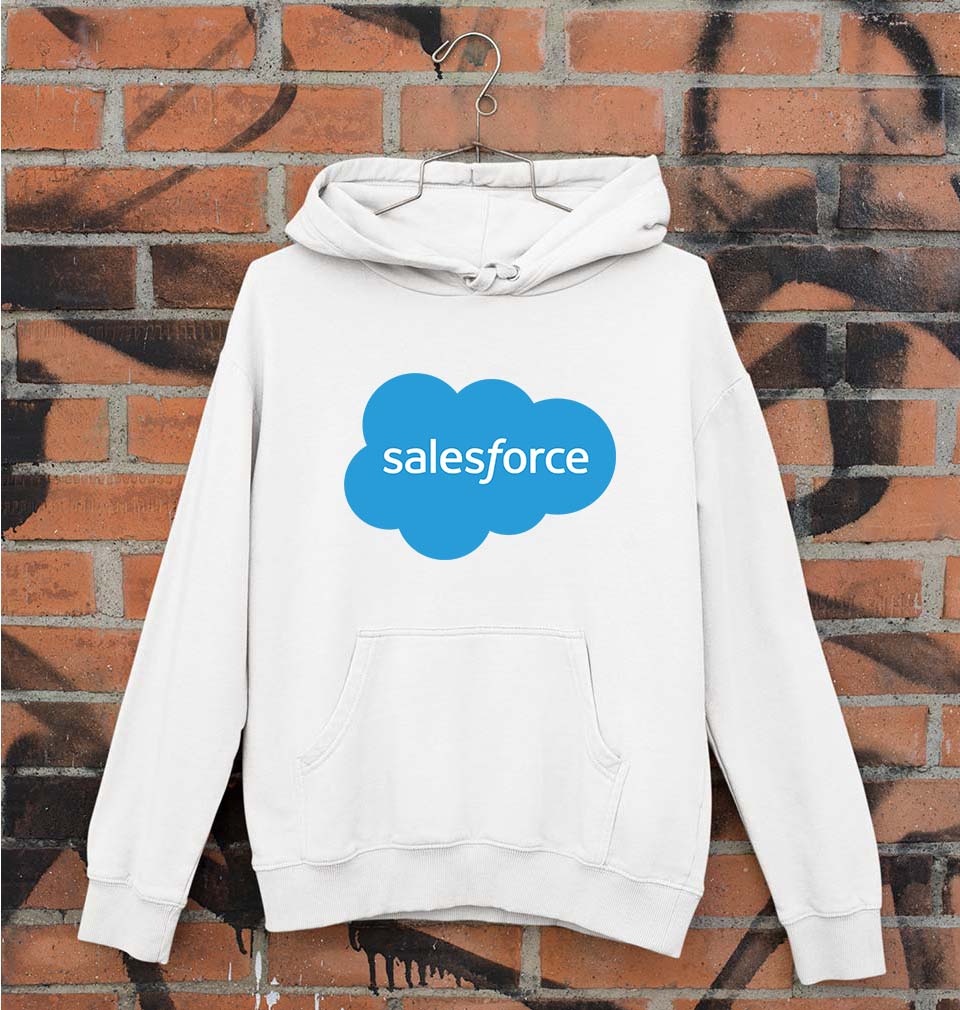 Salesforce Unisex Hoodie for Men/Women-S(40 Inches)-White-Ektarfa.online