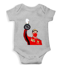 Load image into Gallery viewer, Sebastian Vettel F1 Kids Romper For Baby Boy/Girl-Grey-Ektarfa.online
