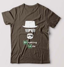 Load image into Gallery viewer, Geek Coder T-Shirt for Men-Olive Green-Ektarfa.online
