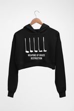 Load image into Gallery viewer, Golf Crop HOODIE FOR WOMEN-Black-Ektarfa.online
