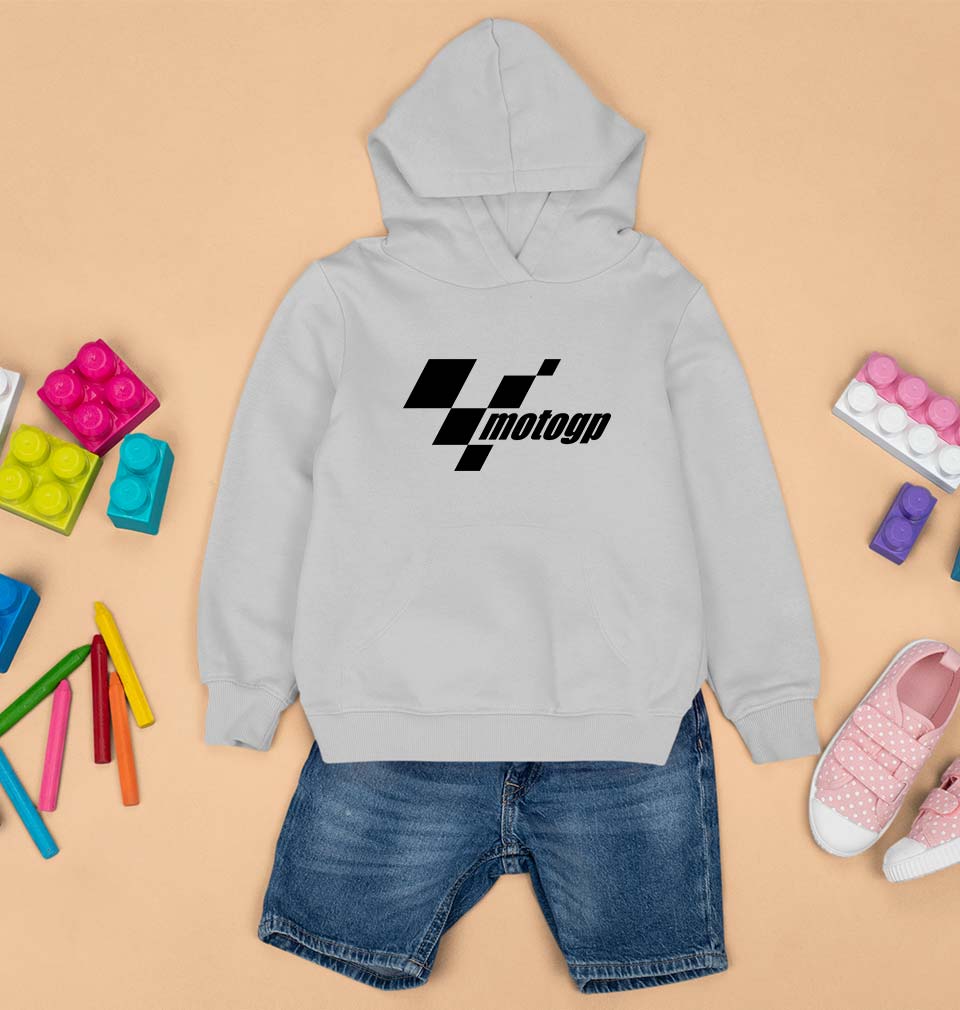 MotoGP Kids Hoodie for Boy/Girl-Grey-Ektarfa.online