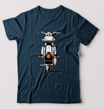 Load image into Gallery viewer, Bullet With Your Number - royal enfield T-Shirt for Men-S(38 Inches)-Petrol Blue-Ektarfa.online
