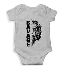 Load image into Gallery viewer, Savage Lion Kids Romper For Baby Boy/Girl-Grey-Ektarfa.online
