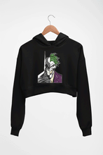 Load image into Gallery viewer, Batman Joker Crop HOODIE FOR WOMEN-Black-Ektarfa.online
