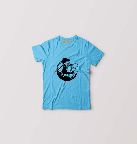 Tiger Woods Kids T-Shirt for Boy/Girl-Light Blue-Ektarfa.online