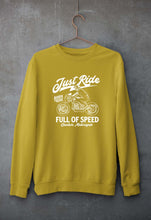 Load image into Gallery viewer, Motorcycle Unisex Sweatshirt for Men/Women-Mustard Yellow-Ektarfa.online
