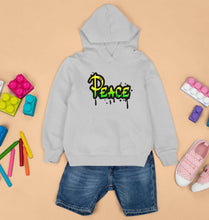 Load image into Gallery viewer, Graffiti Peace Kids Hoodie for Boy/Girl-0-1 Year(22 Inches)-Grey-Ektarfa.online

