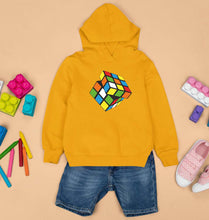 Load image into Gallery viewer, Rubik&#39;s Cube Kids Hoodie for Boy/Girl-1-2 Years(24 Inches)-Mustard Yellow-Ektarfa.online
