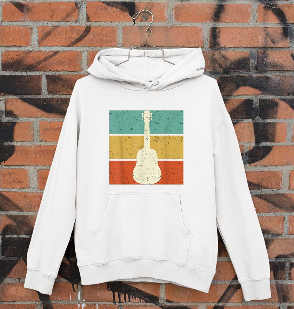 Guitar Unisex Hoodie for Men/Women-White-Ektarfa.online
