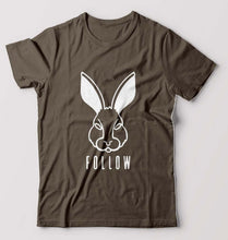 Load image into Gallery viewer, Rabbit Bunny T-Shirt for Men-Olive Green-Ektarfa.online
