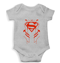 Load image into Gallery viewer, Superman Superhero Kids Romper For Baby Boy/Girl-0-5 Months(18 Inches)-Grey-Ektarfa.online
