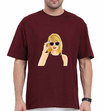 Load image into Gallery viewer, Taylor Swift Oversized T-Shirt for Men-Maroon-Ektarfa.online
