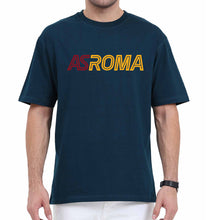 Load image into Gallery viewer, A.S. Roma Oversized T-Shirt for Men-Petrol Blue-Ektarfa.online
