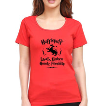 Load image into Gallery viewer, Hufflepuff Harry Potter T-Shirt for Women-Red-Ektarfa.online
