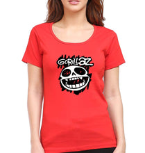 Load image into Gallery viewer, Gorillaz T-Shirt for Women-Red-Ektarfa.online
