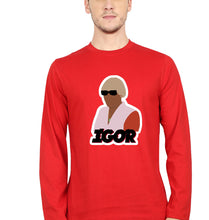 Load image into Gallery viewer, Igor Full Sleeves T-Shirt for Men-Red-Ektarfa.online
