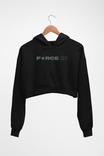 Load image into Gallery viewer, FORCE IX Akshay Kumar Crop HOODIE FOR WOMEN-Black-Ektarfa.online

