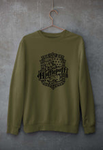Load image into Gallery viewer, Hufflepuff Harry Potter Unisex Sweatshirt for Men/Women-S(40 Inches)-Olive Green-Ektarfa.online
