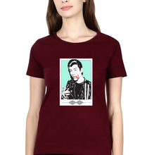 Load image into Gallery viewer, Arctic Monkeys T-Shirt for Women-XS(32 Inches)-Maroon-Ektarfa.online
