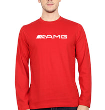 Load image into Gallery viewer, AMG Full Sleeves T-Shirt for Men-Red-Ektarfa.online
