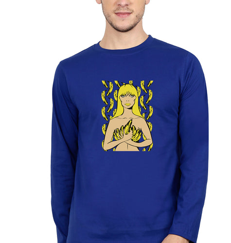 The Velvet Underground Full Sleeves T-Shirt for Men-Royal Blue-Ektarfa.online