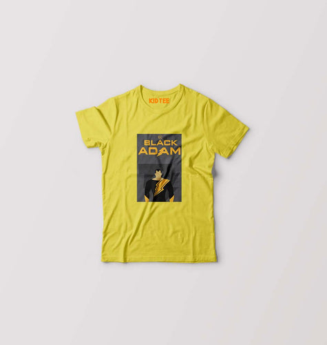 Black Adam Kids T-Shirt for Boy/Girl-Mustard Yellow-Ektarfa.online