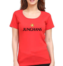 Load image into Gallery viewer, Junghans T-Shirt for Women-XS(32 Inches)-Red-Ektarfa.online
