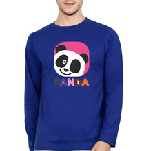 Load image into Gallery viewer, Panda Full Sleeves T-Shirt for Men-Royal Blue-Ektarfa.online
