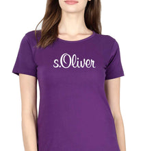 Load image into Gallery viewer, s.Oliver T-Shirt for Women-XS(32 Inches)-Purple-Ektarfa.online
