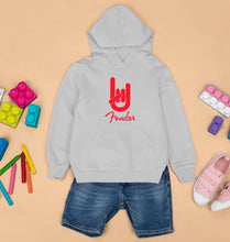 Load image into Gallery viewer, Fender Rock Hand Kids Hoodie for Boy/Girl-Grey-Ektarfa.online
