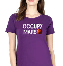 Load image into Gallery viewer, Occupy Mars Elon Musk T-Shirt for Women-Purple-Ektarfa.online
