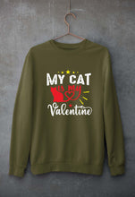 Load image into Gallery viewer, Cat Unisex Sweatshirt for Men/Women-Olive Green-Ektarfa.online
